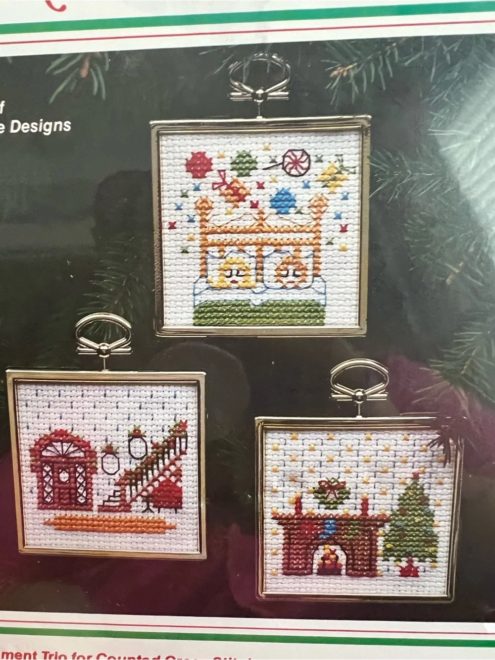 WonderArt Creative Crafts, Christmas Ornaments, New Lot Of 2